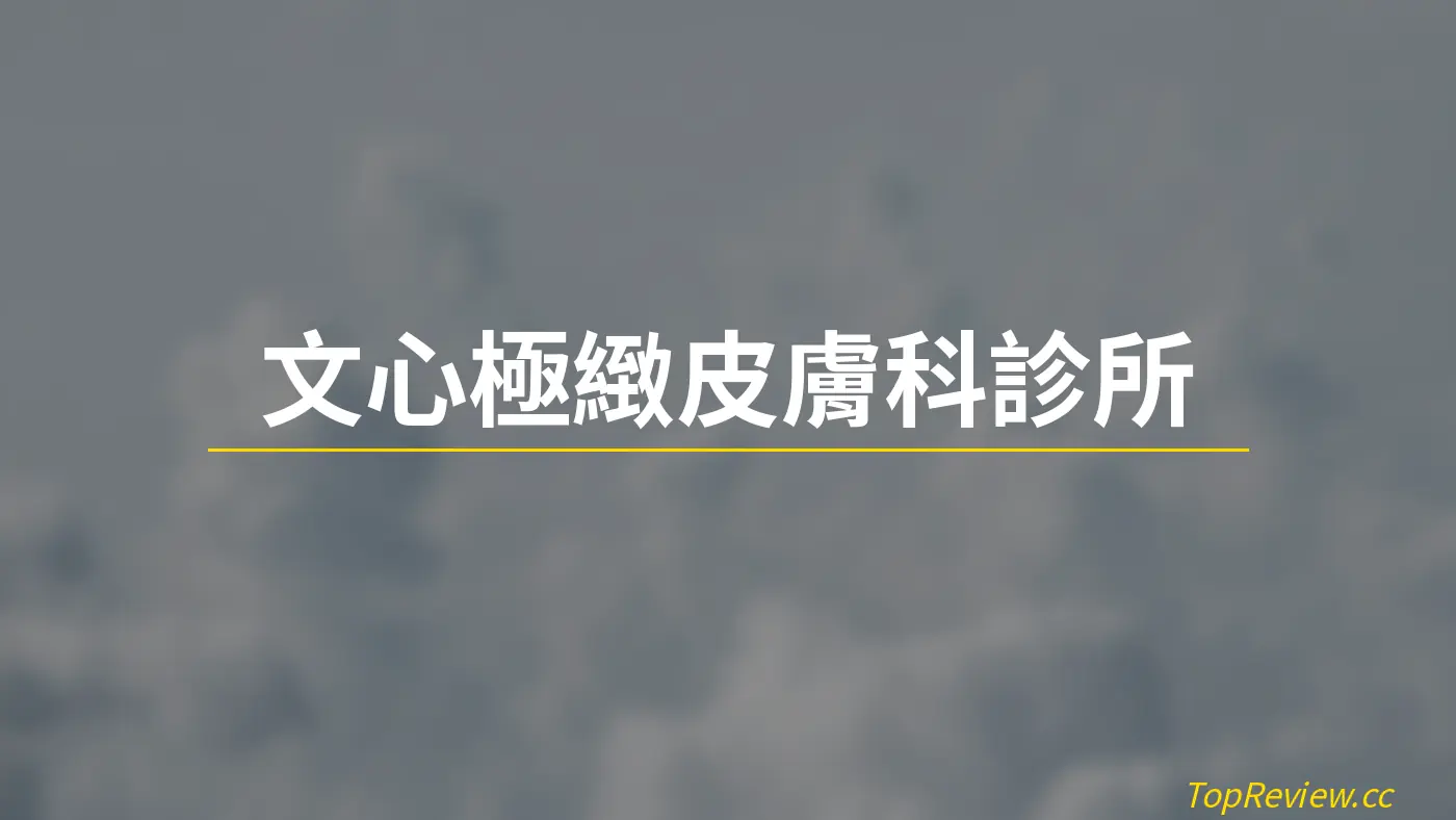 文心極緻皮膚科診所